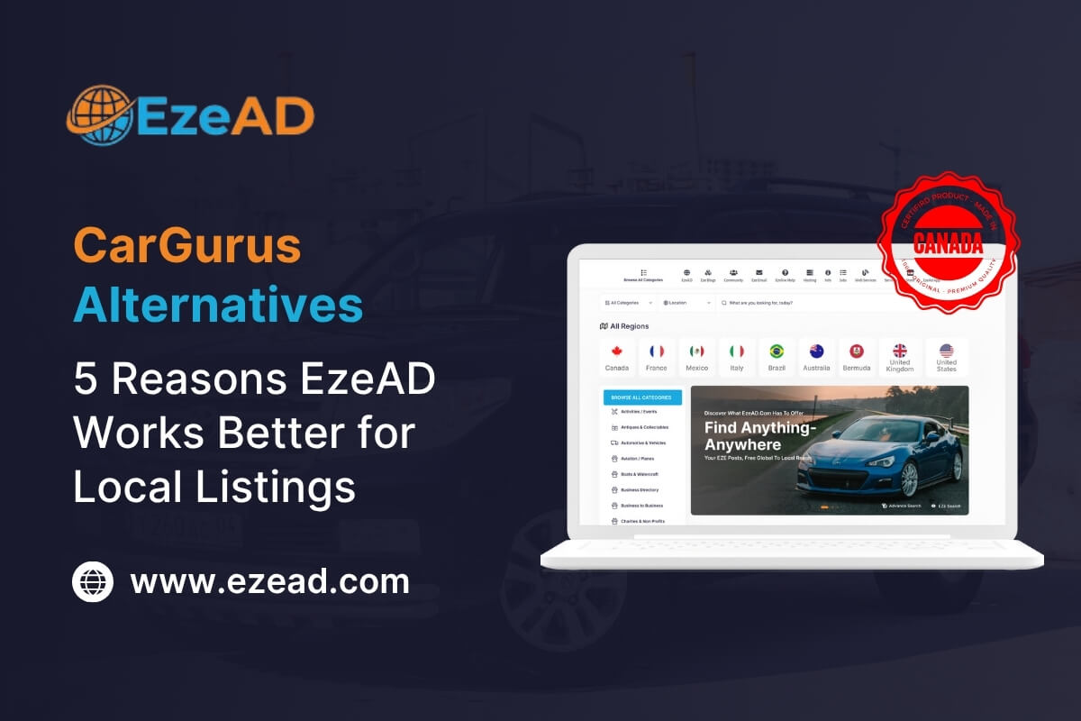 CarGurus Alternatives: 5 Reasons EzeAD Works Better for Local Listings