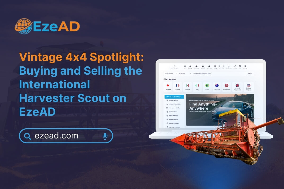 Vintage 4x4 Spotlight: Buying and Selling the International Harvester Scout